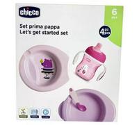 Chicco Coffret Alimentaire +6M Rose 4uts