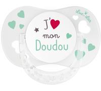 Parapharmacie > Bébé & Maman > Accessoires bébé > Sucettes et attache-sucettes Luc et Léa Sucette Physiologique Silicone J'aime Mon Doudou 0-6 mois - Sucettes et attache-sucettes - Pharmacie en ligne