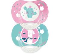 Parapharmacie > Bébé & Maman > Accessoires bébé > Sucettes et attache-sucettes Luc et Léa Sucettes Symétriques Silicone Cactus - Lama 6-18 mois x 2 - Sucettes et attache-sucettes - Pharmacie en ligne