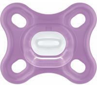 MAM Comfort Sucette Physiologique +0m Rose Lot de 2 + Boîte de Conservation