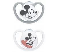 Parapharmacie > Bébé & Maman > Accessoires bébé > Sucettes et attache-sucettes NUK Space Disney Baby 2 Sucettes Silicone 18-36 Mois