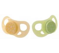 Twistshake 2x Sucette orthodontique, Sucette pour bébé, sans BPA, BPF, BPS, 6 mois et plus, Nouveau turquoise et gris clair