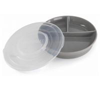 Parapharmacie > Bébé & Maman > Accessoires bébé Twistshake Assiette Compartimentée et Couvercle 6 Mois et + Gris Pastel