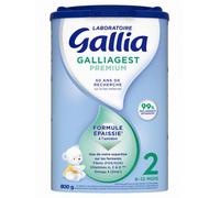 Gallia Galliagest Premium 2 Lait En Poudre 2ème Âge 6-12 Mois Boîte 800g