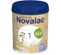 Parapharmacie > Bébé & Maman > Alimentation bébé > Laits infantiles > Laits 1er âge Novalac Lait 1er Âge 0-6 mois Bio 800 g - Laits 1er âge - Pharmacie en ligne LaSante.net