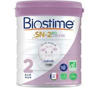 Biostime SN-2 Bio Chèvre 2ème Âge 6-12 Mois Pot 800g