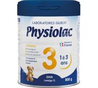 Parapharmacie > Bébé & Maman > Alimentation bébé > Laits infantiles > Laits de croissance Physiolac Croissance Lait 3ème Âge 800 g - Laits de croissance - Pharmacie en ligne LaSante.net