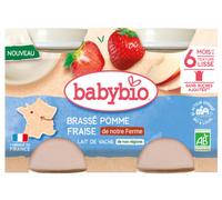 BABYBIO Brassé Pomme Fraise 260 g
