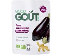 Parapharmacie > Bébé & Maman > Alimentation bébé > Repas bébé Good Goût Bio Penne aux Aubergine 190 g - Repas bébé - Pharmacie en ligne LaSante.net