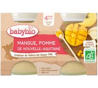 Parapharmacie > Bébé & Maman > Alimentation bébé > Repas bébé > Petits pots bébé Babybio Mangue Pomme 4 Mois et + Bio 2 Pots de 130 g - Petits pots bébé - Pharmacie en ligne LaSante.net