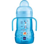 Parapharmacie > Bébé & Maman > Biberons et tétines > Biberons > Biberons en plastique MAM Biberon de Transition Bleu 220 ml - Biberons en plastique - Pharmacie en ligne LaSante.net