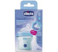 Parapharmacie > Bébé & Maman > Biberons et tétines > Biberons Chicco Biberon Coloré NaturalFeeling Flux Lent 0 m+ 150 ml - Biberons - Pharmacie en ligne LaSante.netBleu