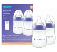 Parapharmacie > Bébé & Maman > Biberons et tétines > Biberons Lansinoh Natural Wave 2 Biberons 1 Mois et + 160 ml