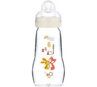 Biberon 1er Age verre 260ML blanc Mam