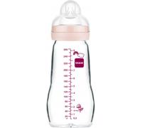 Biberon 1er Age verre 260ML Rose Mam