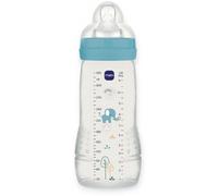 Parapharmacie > Bébé & Maman > Biberons et tétines > Biberons MAM Easy Active Biberon 2eme Âge 330 ml 6 Mois et + Débit Tres Rapide Bleu