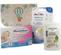 Parapharmacie > Bébé & Maman > Biberons et tétines > Biberons > Sets de naissance Luc et Léa Valisette Naissance Montgolfière - Sets de naissance - Pharmacie en ligne LaSante.net