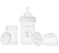 Twistshake Biberon Anti-Colique Blanc +0m 180ml