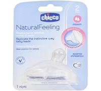 Parapharmacie > Bébé & Maman > Biberons et tétines > Tétines Chicco Natural Feeling Tétine Débit Moyen 2 Mois et + - Tétines - Pharmacie en ligne LaSante.net