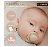 Suavinex, Wonder, Sucette réversible SXPRO 6/18mois Wonder - Hedge green