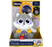Chicco Veilleuse Clouy, Veilleuse et Jouet pour Poussette, avec Musique Classique et New Age Relaxante, Volume Réglable, Veilleuse avec Anneau pour Poussette - Jouet pour Bébés 0+ Mois
