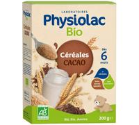 Parapharmacie > Bébé & Maman > Compléments alimentaires bébé Physiolac Céréales Cacao Bio 200 g - Compléments alimentaires bébé - Pharmacie en ligne LaSante.net