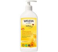 Parapharmacie > Bébé & Maman > Hygiène bébé > Produits de toilette bébé > Crèmes lavantes bébé Weleda Baby Crème Lavante Corps et Cheveux Calendula 400 ml - Crèmes lavantes bébé - Pharmacie en ligne L