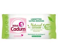 Parapharmacie > Bébé & Maman > Produits Hygiène Bébé > Produits de toilette bébé > Lingettes nettoyantes bébé Cadum Bébé Cadum Lingettes Ultra Douces Peaux Sensibles 100 Lingettes
