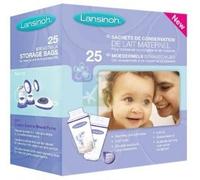 Lansinoh - Sachets de Conservation du Lait Maternel - 25 sachets