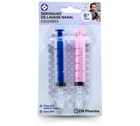Parapharmacie > Bébé & Maman > Produits Hygiène Bébé > Soins Nez et oreilles bébé L2N Pharma Seringues Nasales Bébé Colorées 10 ml x 2