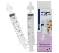 Parapharmacie > Bébé & Maman > Produits Hygiène Bébé > Soins Nez et oreilles bébé Stentil Seringues pour Lavage Nasal par Irrigation 2 Seringues