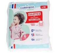 Parapharmacie > Bébé & Maman > Soins bébé > Change Carryboo Culottes Naturelles Culottes Taille 6 (16-30 kg) x 26
