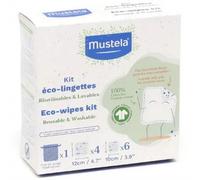 Parapharmacie > Bébé & Maman > Soins bébé > Change Pour Bébé > Carrés de coton bébé Mustela Eco-Lingettes Coton Bio x 10 - Carrés de coton bébé - Pharmacie en ligne LaSante.net