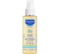 Mustela Huile de Massage Nourrisson à l'Avocat, Grenade, Tournesol, Corps du nourrisson et de la famille - Hydrate et assouplit la peau, 99% d'ingrédients d'origine naturelle (100ml)