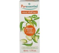 Parapharmacie > Bio & Médecine Naturelle > Produits de Beauté et Soins Bio > Soins des cheveux bio Puressentiel Huile Végétale d'Amande Douce 50 ml - Soins des cheveux bio - Pharmacie en ligne LaSante