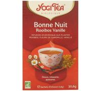 Parapharmacie > Bio & Médecine Naturelle > Produits de Bien-Être et Minceur Bio > Compléments alimentaires bio Yogi Tea Infusion Bonne nuit Rooibos Vanille Bio 30.6 g - Compléments alimentaires bio -