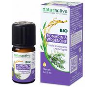 Parapharmacie > Bio & Médecine Naturelle > Produits de Médecines Naturelles > Huiles essentielles Naturactive Huile Essentielle Bio Romarin à Verbénone 5 ml - Huiles essentielles - Pharmacie en ligne