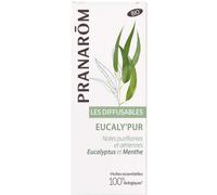 Pranarôm Parfum D'ambiance Bio Eucalyâ€™Pur Huiles Essentielles Pour Diffusion Eucalyptus Et Menthe Notes Purifiantes Et Aériennes 30 Ml