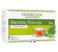 Parapharmacie > Bio & Médecine Naturelle > Produits de Médecines Naturelles > Produits de Phytothérapie Herbesan Infusion Menthe Poivrée Bio 20 Sachets - Phytothérapie - Pharmacie en ligne LaSante.net