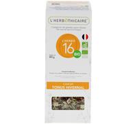 Parapharmacie > Bio & Médecine Naturelle > Produits de Médecines Naturelles > Produits de Phytothérapie L Herbôthicaire L Herbô 16 Confort Tonus Hivernal Complexe de Plantes pour Tisane Bio 80 g - Phy