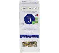 Parapharmacie > Bio & Médecine Naturelle > Produits de Médecines Naturelles > Produits de Phytothérapie L Herbôthicaire L Herbô 3 Confort Détente Sommeil Complexe de Plantes pour Tisane Bio 60 g - Phy