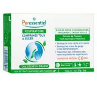 Parapharmacie > Bio & Médecine Naturelle > Produits de Médecines Naturelles > Produits de Phytothérapie Puressentiel Respiratoire Comprimés A Sucer Toux x 24 - Phytothérapie - Pharmacie en ligne LaSan