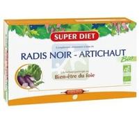 SuperDiet Radis Noir Artichaut Bio 20 Ampoules