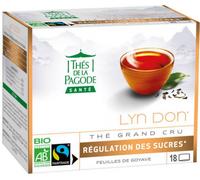 Parapharmacie > Bio & Médecine Naturelle > Produits de Médecines Naturelles > Produits de Phytothérapie Thés de la Pagode Lyn Don Thé Grand Cru Régulation des Sucres Bio 18 Sachets - Phytothérapie - P