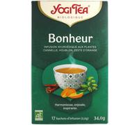Parapharmacie > Bio & Médecine Naturelle > Produits de Médecines Naturelles > Produits de Phytothérapie Yogi Tea Bonheur x 17 - Phytothérapie - Pharmacie en ligne LaSante.net