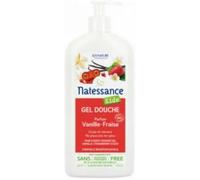 Natessance Kids Bio Shampoing Douche Fraise Vanille 500ml