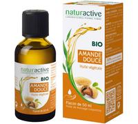Parapharmacie > Bio & Médecine Naturelle > Produits pour Bébé et Maman Bio > Soins hydratants bio Pour Bébé et Maman Naturactive Huile Végétale Amande Douce Bio 50 ml - Soins hydratants bio - Pharmaci