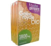 Parapharmacie > Bio & Médecines naturelles > Bien-être et minceur bio > Compléments alimentaires bio Nutrisanté Gelée royale bio 1800 mg Lot de 2 + 1 boîtes offertes x 30 - Compléments alimentaires bi