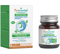 Parapharmacie > Bio & Médecines naturelles > Bien-être et minceur bio > Compléments alimentaires bio Puressentiel Sinus Express Comprimés x15 - Compléments alimentaires bio - Pharmacie en ligne LaSant