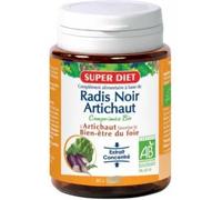 SUPERDIET - RADIS NOIR ARTICHAUT BIO - Bien-être du foie - Phytothérapie - Fabrication française - 80 comprimés
